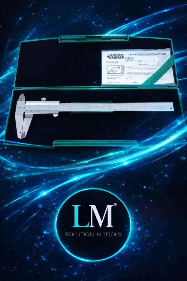 Calibre Insize Calibrador Vernier Análogo Insize 1205-200S (0-200mm / 0-8″) - LM ...